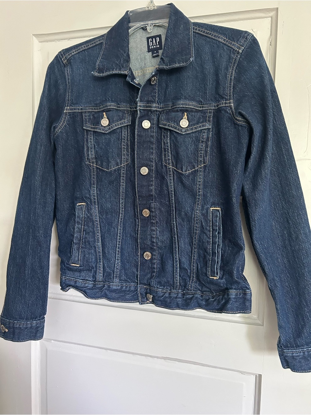 GAP Dark Blue Denim Trucker Jacket Medium